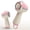 Pink, variant on Rechargeable Mini Handheld Fan with 3 Speed Brushless Motor PC Shell Portable Hanging Cooling Fan for Office Travel Camping