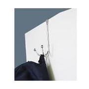 Home Basics Chrome Hook Over The Door Hanger Hardware Hooks, 2 Pack