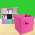 thumbnail image 4 of Purebryt Poubelle de Rangement Cube Pliable 6 Pièces, Rose, 4 of 4