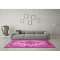 thumbnail image 3 of Ahgly Company Indoor Round Persian Pink Traditional Area Rugs, 3' Round, 3 of 4