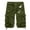 Green, variant on Jiyugala Mens Fashion Sports Cotton Multi Pocket Camouflage Casual Short Pants