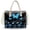 Butterfly Starry Night Daisy, variant on ZUXONGSY Axolotl Strawberry Print PVC Tote Bag, Clear Lightweight Oversize Shoulder Purse for Women, Weekender Handbag with Top Handle, Beach Shopping Daily