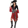 thumbnail image 3 of Disfraz de pirata para mujer, disfraz de Halloween, uniforme de juego, 3 of 4