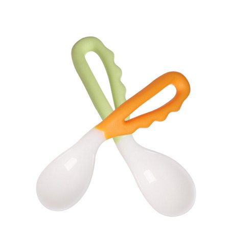 Silicone Baby Meal Spoon Baby Infant Toddler Safety Meal Eating ...