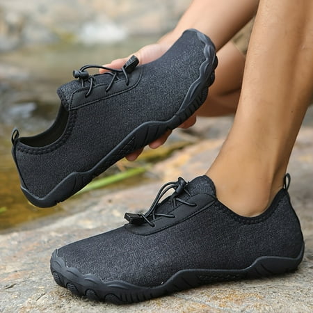 

Solid Lace Up Quick Drying Flat Aqua Sneakers Breathable Soft Sole Beach Barefoot Wedge Shoes Women s Footwear