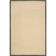 thumbnail image 2 of Safavieh Natural Fiber Jovana Solid Area Rug, Maize/Black, 6' x 8', 2 of 13