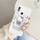 thumbnail image 3 of Funda de teléfono para Huawei Y6, Y7, Y9, 2019, Y8p, chica, anticaída, dibujos animados, Cinnamoroll, Kuromi, Hello Kitty, funda trasera de silicona suave, 3 of 5