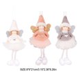 thumbnail image 4 of Matsuzay Muñeca de ángel de Navidad Adornos para el hogar Decoraciones navideñas Accesorios Diseño de escena Colgante de Navidad Regalo Kits de decoración para fiestas Gris, 4 of 6