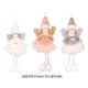 thumbnail image 4 of Bewildely Muñeco de Ángel de Navidad, accesorios de decoración navideña, diseño de escena DIY, colgante de Navidad de Año Nuevo, regalo, adorno para Kits de decoración para fiestas Rosado Bewildely HA070276-02, 4 of 6