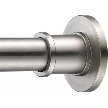 BRIOFOX 62-105 Inch Industrial Shower Curtain Rod | Non-Slip, Rustproof Steel