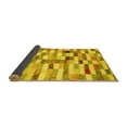 thumbnail image 2 of Ahgly Company Indoor Square Abstract Yellow Contemporary Area Rugs, 4' Square, 2 of 4