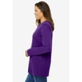thumbnail image 3 of Woman Within Plus Size Perfect Long-Sleeve Crewneck Tee (Petite Available), 3 of 5