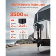 thumbnail image 2 of Electric Trailer Jack 3500 lbs Power Tongue Jack for RV Trailer & Camper, 2 of 6