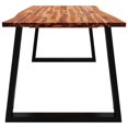 thumbnail image 3 of vidaXL Dining Table with Live Edge 200x90x75 cm Solid Wood Acacia, 3 of 5
