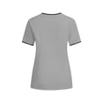 thumbnail image 6 of Going Out Tops Sawvnm Women's Nurses Tunic Uniform Clinic Carer V-Neck Protective Clothing Tops for Women Gray XL, 6 of 7