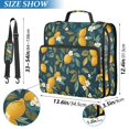 thumbnail image 2 of FORMRS Zipper Binder with Shoulder Strap 2-inch Ring 500 Sheet Capacity File Bag, Blue Lemons, 2 of 5