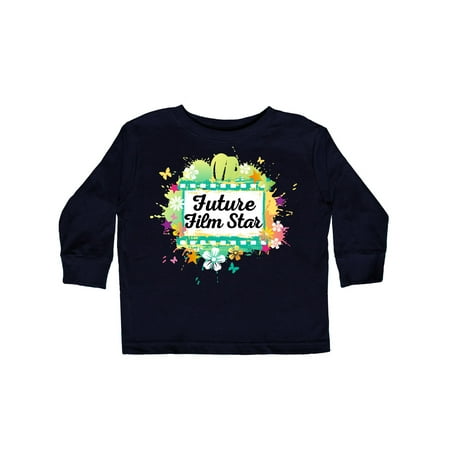 

Inktastic Actress Future Film Star Gift Toddler Toddler Girl Long Sleeve T-Shirt