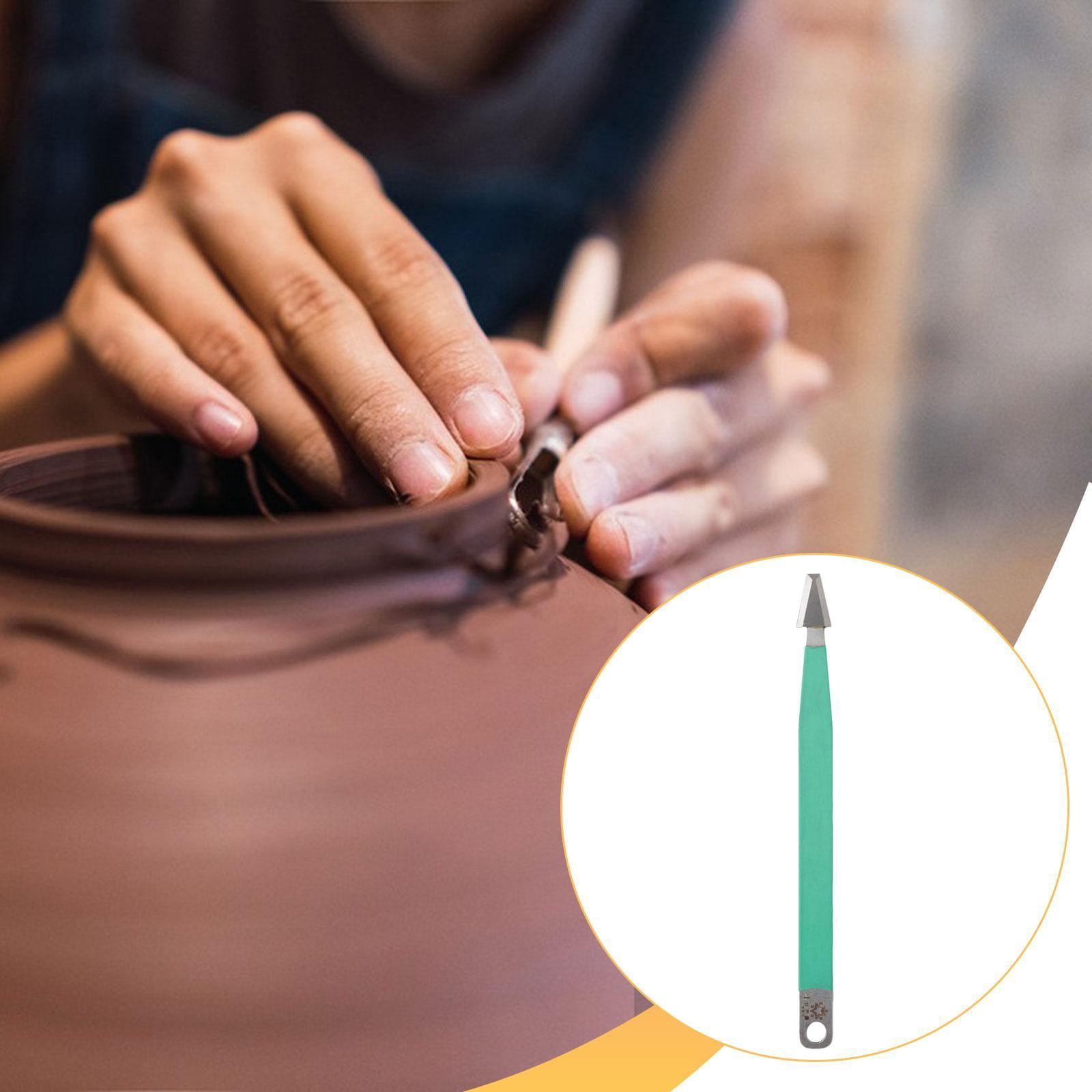 Clay Sculpting Tool Pottery Carving Handle Craft Tungsten Steel Material for DIY Artists Beginners