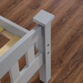 thumbnail image 7 of Hassch Twin Size Bed Frame with Headboard and Footboard, Platform Bed for Bedroom, No Box Spring Needed, Gray, 7 of 7