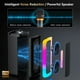 thumbnail image 4 of Bocina JYX, Altavoz Bluetooth Portátil con Micrófono, Bocina Bluetooth con Luces RGB de Colores, Compatible con USB, Tarjeta TF, Entrada Auxiliar, T25-T, 4 of 8