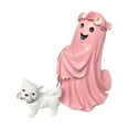 thumbnail image 5 of CarpNettore Ghost Walking Dog Statue Art Ghost with Dog Figurine for Indoor Mantel Hotel Pink, 5 of 9