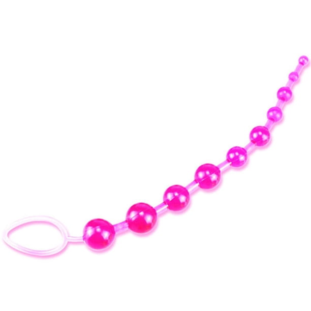 Cuentas de eslabn de cadena anal de silicona Butt Plug Sm Long Butt Plug  Beads con anillo de traccin | Bodega Aurrera en lnea