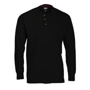 Smith's Workwear Long-Sleeve Henley with Gusset & Chest pocket