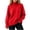 Red, variant on Xaqiouau Women's Turtleneck Sweater High Neck Long Sleeve Pullover Solid Color Thickened Knit Base Top Soft Warm Cozy Fall Winter Everyday Wear White XL