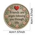 thumbnail image 3 of Blessing & Card Set Inspirational "Friends Are Angels" Keepsake With Design Positive Energy For & Encouragement, 3 of 6
