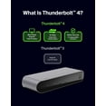 thumbnail image 4 of Belkin Thunderbolt 4 Docking Station with 90W Power Delivery for MacBook & Windows - 8K/Dual 4K Display, Thunderbolt 4 Cable, HDMI, Ethernet, SD & Audio Ports, Gray, 4 of 8