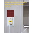 thumbnail image 5 of Night Lights Auto Sensor Red Leather Plug-in LED Nightlights Lamp Dusk to Dawn for Living Room, Bedroom, Bathroom, Hallway, Stairways Home Wall Decor, Animal Fur Textures Night Light, 5 of 9