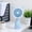 Blue-BU, variant on MMJ Portable Fan Handheld Mini Mouse Shape USB Rechargeable Quiet Lightweight for Outdoor Travel 7.09x3.54x1.97in