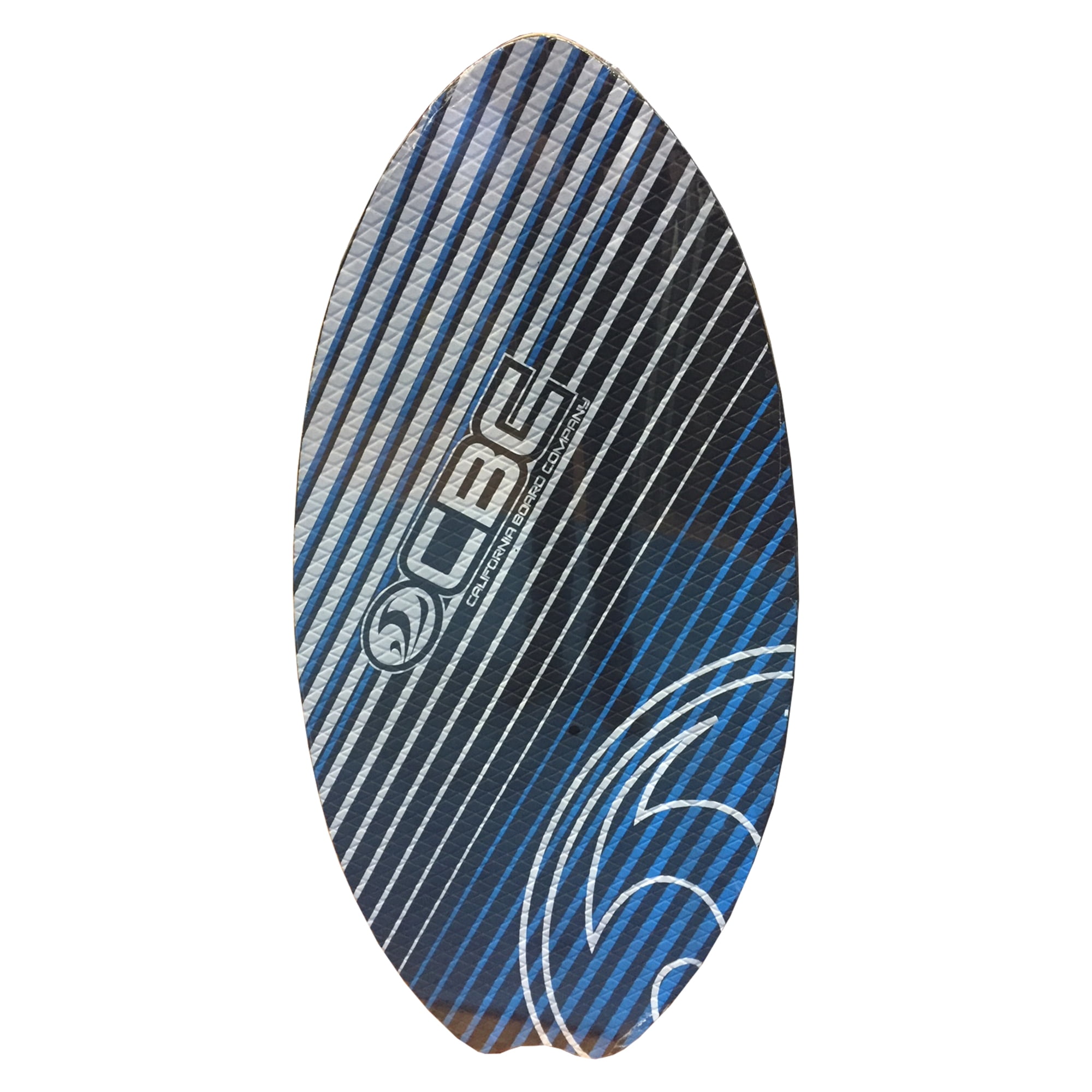 Surf Quest Oldschool Skimboard 108cm with kicktail Raw Wood