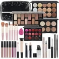 thumbnail image 1 of Kit de maquillaje para mujeres Kit completo Set de maquillaje para niñas adolescentes Sombra de ojos Brillo de labios Lápiz labial Pinceles de maquillaje Delineador de ojos Lápiz Corrector líquido Bas, 1 of 5