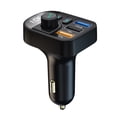 thumbnail image 2 of Transmisor FM para coche, manos libres universal, 3 puertos USB, reproductor MP3, receptor de radio Bluetooth, cargador para coche, 2 of 14