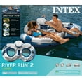 thumbnail image 6 of Intex River Run 2 - 2 Person Inflatable Floating Water Tube with Cooler and Quick Connects - River Lake Pool, 6 of 7