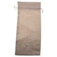 thumbnail image 4 of Sacs à Vin, 12 Pcs Sac à Vin en Lin Simple avec Cordon de Serrage Housse Décorative Champagne, 4 of 8
