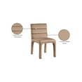 thumbnail image 2 of Meridian Furniture Kai Beige Velvet Dining Chair (Set of 2), 2 of 8
