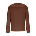 thumbnail image 6 of hotojiny Womens Long Sleeve Tops Cowl Neck Ribbed Knit Sweater Loose Fit Solid Color Pullover Lightweight Spring Shirts S-3XL, 6 of 6
