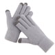 thumbnail image 2 of Jumpingount 1 par de guantes de invierno para mujer, accesorio de ropa para cubrir los dedos que mantiene el calor, con un color simple para usar al aire guantes y mitones Gris Jumpingount AP008939-04B, 2 of 6