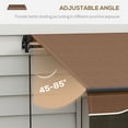 thumbnail image 5 of Outsunny&nbsp;16' x 10' Patio Retractable Awning Sunshade Shelter, Brown, 5 of 10