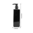 thumbnail image 2 of PBPBOX 2Pcs Small Volume Refillable Shower Gel Bottle Black Plastic Compact for Travel, 2 of 4