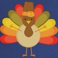 thumbnail image 2 of CafePress - Thanksgiving Pilgrim Turkey Maternity T Shirt - Maternity Dark T-Shirt, 2 of 3