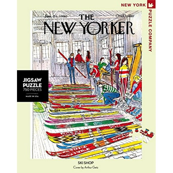 New York Puzzle Company - Nouveau Magasin de Ski Yorker - Puzzle de 750 Pièces