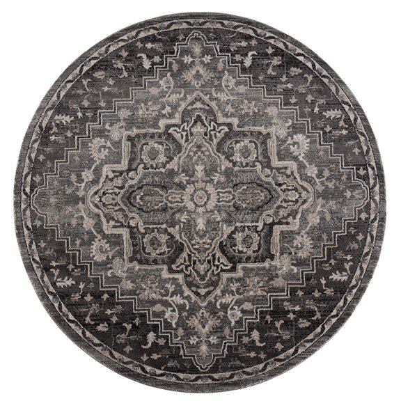 United Weavers Portsmouth Area Rug 3110 40472 Marine Fish Grey, 8' x 8'