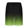 thumbnail image 3 of Lmnyox Mens Sport Shorts Casual Loose Drawstring Waist Sweat Shorts Knee Length Gradient Lounge Shorts with Pocket, 3 of 5