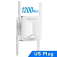 thumbnail image 3 of [1200M Blanco Estándar EE. UU.] Repetidor Extensor Amplificador Señal Amplificador 5G Y 2.4G 1200Mbps / 2.4G 300Mbps Estándar Europeo Estándar Británico Enrutador 5G Estándar EE. UU. Sin Cableado (120, 3 of 9