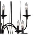 thumbnail image 4 of Y-Decor Blakely 9 light chandelier in Matte Black, 4 of 4
