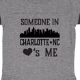 thumbnail image 3 of Inktastic Charlotte North Carolina Someone Loves Me Boys or Girls Baby Bodysuit, 3 of 4