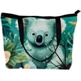 thumbnail image 2 of Koala Canvas Leather Mix Tote Bag with Twill, Sponge, Jeanette Material | 30x10.5x39cm/11.8x4.1x15.4in Size, 2 of 5